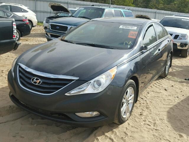 5NPEB4ACXDH739000 - 2013 HYUNDAI SONATA BLACK photo 2