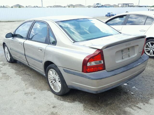 YV1TS91D121243448 - 2002 VOLVO S80 BEIGE photo 3