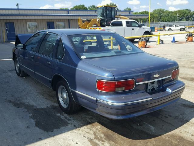 1G1BL52W1SR118595 - 1995 CHEVROLET CAPRICE CL BLUE photo 3