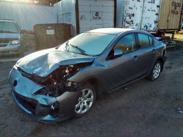 JM1BL1UF5D1807358 - 2013 MAZDA 3 GRAY photo 2