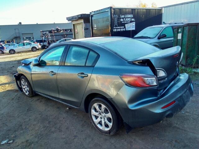 JM1BL1UF5D1807358 - 2013 MAZDA 3 GRAY photo 3