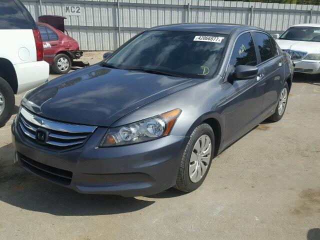 1HGCP2F3XCA104663 - 2012 HONDA ACCORD LX CHARCOAL photo 2