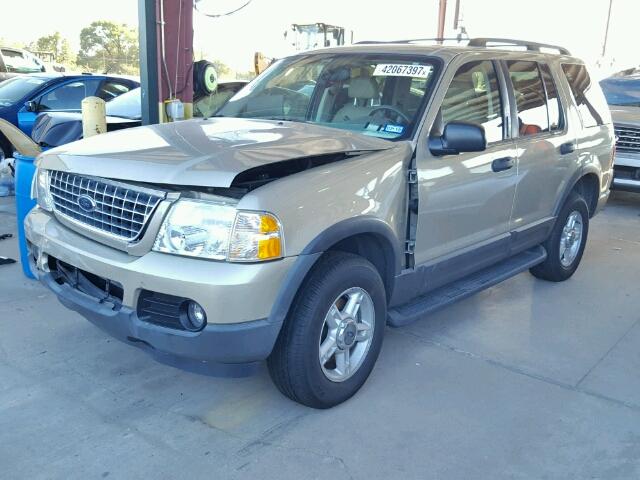 1FMZU63K83ZA62785 - 2003 FORD EXPLORER TAN photo 2