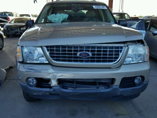 1FMZU63K83ZA62785 - 2003 FORD EXPLORER TAN photo 9