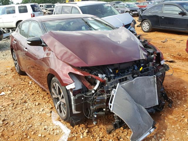 1N4AA6AP1HC395693 - 2017 NISSAN MAXIMA 3.5 RED photo 1