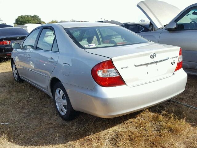 4T1BE32K63U764115 - 2003 TOYOTA CAMRY LE GRAY photo 3