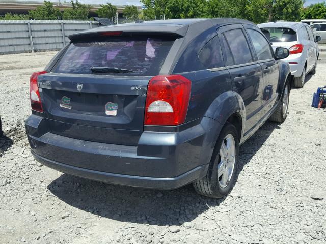 1B3HB48B38D546274 - 2008 DODGE CALIBER SX BLUE photo 4