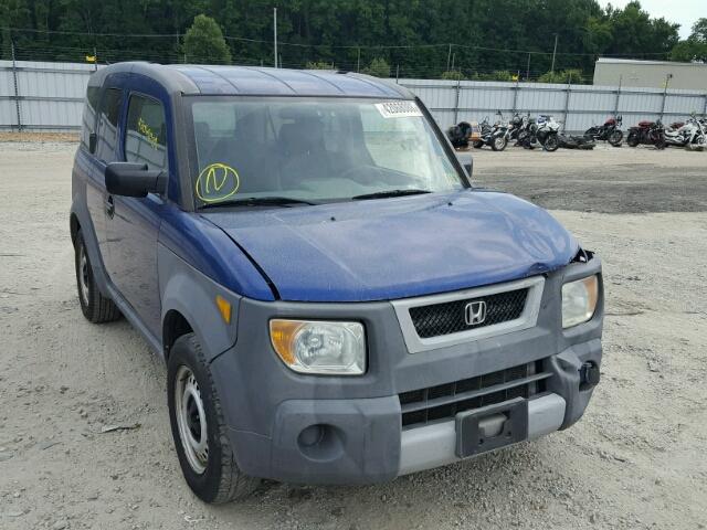 5J6YH273X4L008564 - 2004 HONDA ELEMENT LX BLUE photo 1