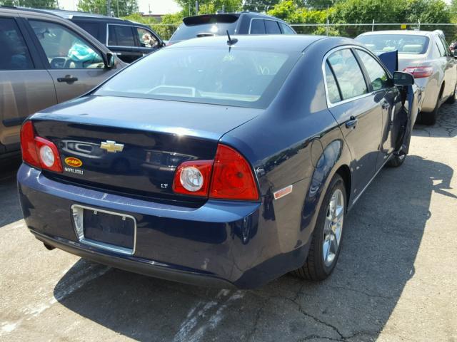 1G1ZH57B79F208478 - 2009 CHEVROLET MALIBU 1LT BLUE photo 4