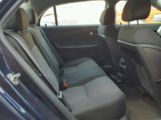 1G1ZH57B79F208478 - 2009 CHEVROLET MALIBU 1LT BLUE photo 6
