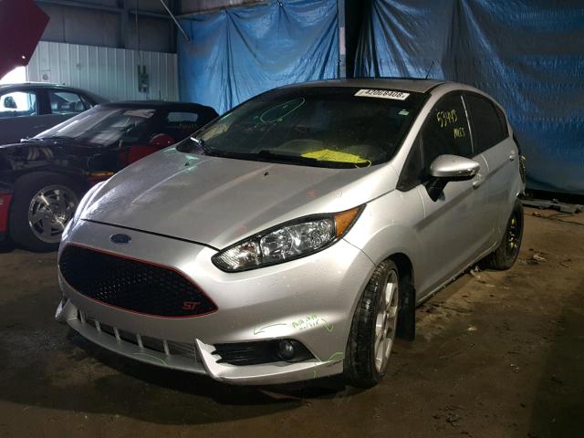 3FADP4GX7FM224109 - 2015 FORD FIESTA ST SILVER photo 2