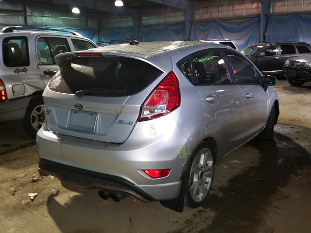 3FADP4GX7FM224109 - 2015 FORD FIESTA ST SILVER photo 4