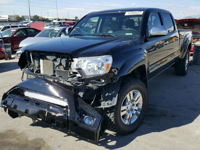 5TFMU4FN0EX022336 - 2014 TOYOTA TACOMA DOU BLACK photo 2