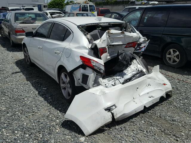 19VDE1F38EE001138 - 2014 ACURA ILX 20 WHITE photo 3