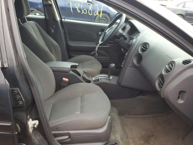 2G2WP522651307223 - 2005 PONTIAC GRAND PRIX BLACK photo 5