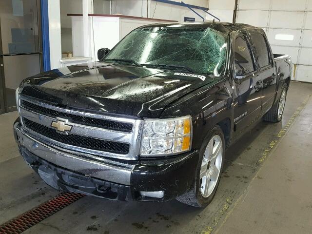 3GCEC13J88G302960 - 2008 CHEVROLET SILVERADO BLACK photo 2