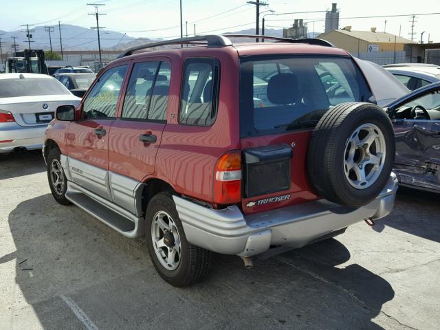 2CNBE634116941778 - 2001 CHEVROLET TRACKER LT RED photo 3