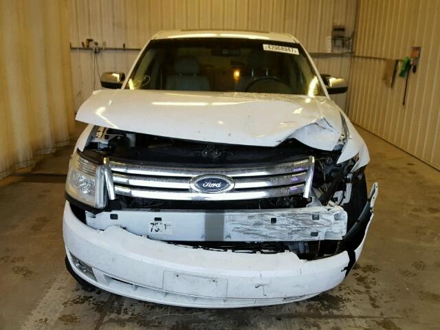 1FAHP25W38G114266 - 2008 FORD TAURUS WHITE photo 9