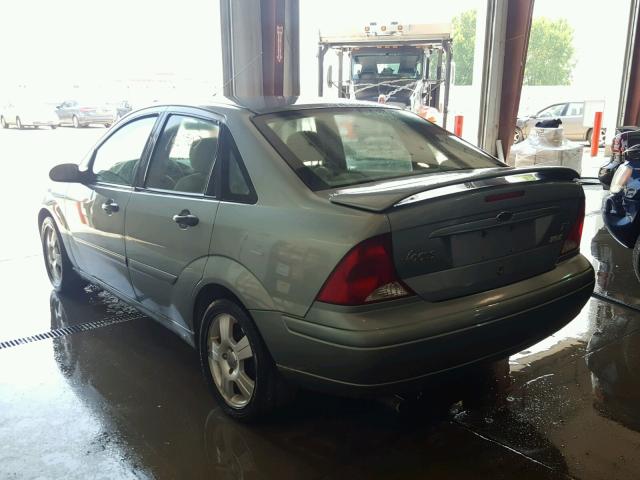 1FAFP38313W168274 - 2003 FORD FOCUS ZTS GREEN photo 3