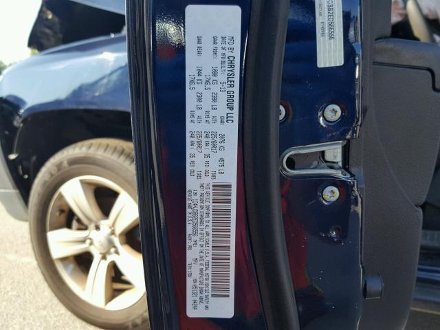 1C4NJDBB2ED566556 - 2014 JEEP COMPASS SP BLUE photo 10