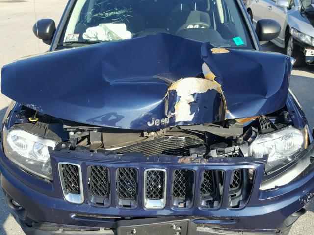 1C4NJDBB2ED566556 - 2014 JEEP COMPASS SP BLUE photo 7