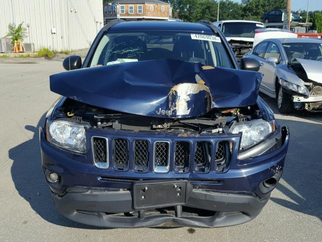 1C4NJDBB2ED566556 - 2014 JEEP COMPASS SP BLUE photo 9