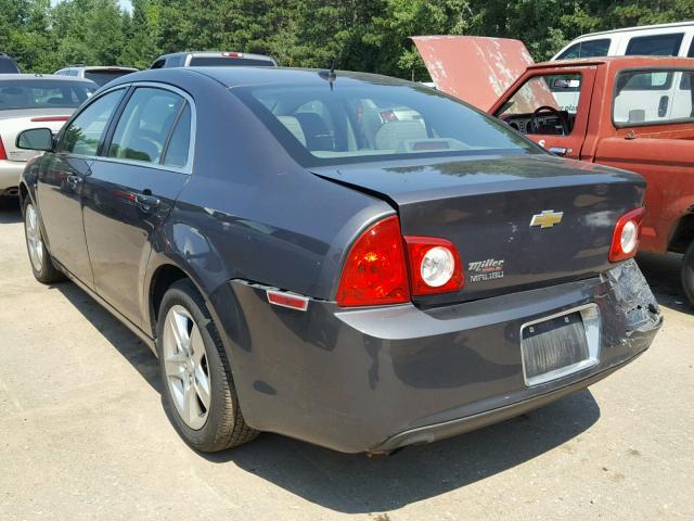 1G1ZB5EB3A4120953 - 2010 CHEVROLET MALIBU LS GRAY photo 3