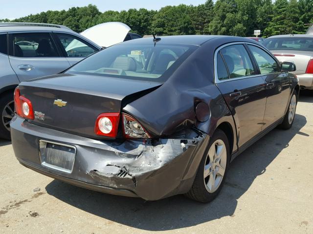 1G1ZB5EB3A4120953 - 2010 CHEVROLET MALIBU LS GRAY photo 4