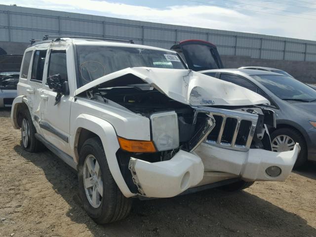 1J8HG48P07C601174 - 2007 JEEP COMMANDER WHITE photo 1