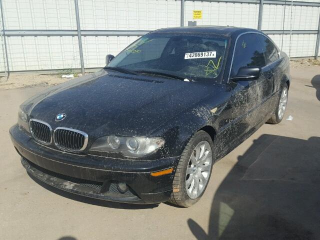 WBABV13465JT24079 - 2005 BMW 325 BLACK photo 2