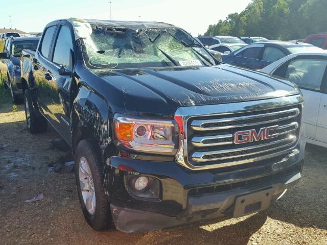 1GTG5BE36F1228117 - 2015 GMC CANYON SLE BLACK photo 1