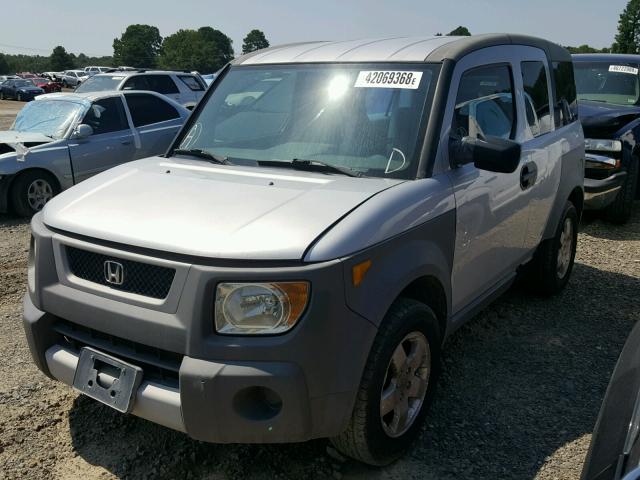 5J6YH18644L005016 - 2004 HONDA ELEMENT EX SILVER photo 2