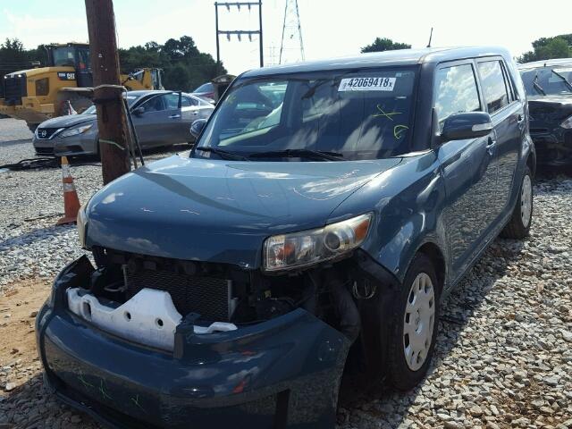 JTLKE50E681050205 - 2008 TOYOTA SCION XB Көк фото 2