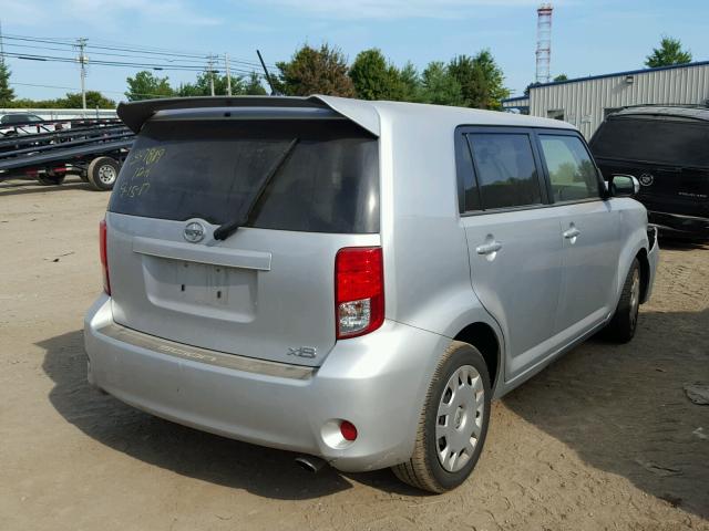 JTLZE4FE3CJ019681 - 2012 TOYOTA SCION XB SILVER photo 4