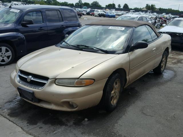 3C3EL55H1WT303832 - 1998 CHRYSLER SEBRING JX GOLD photo 2