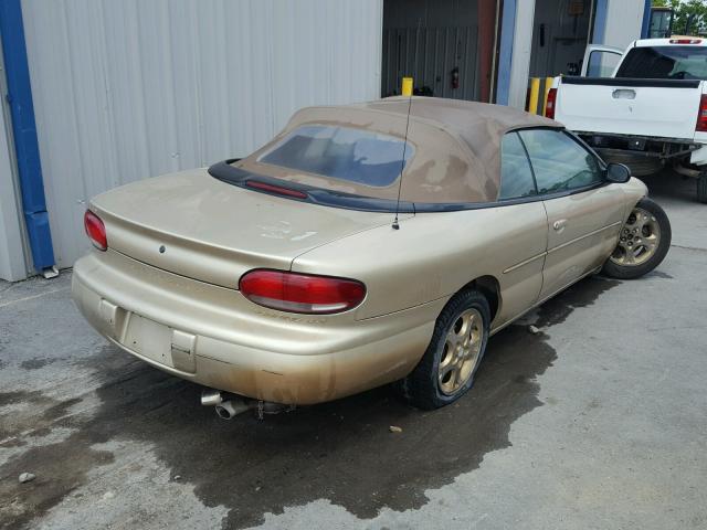 3C3EL55H1WT303832 - 1998 CHRYSLER SEBRING JX GOLD photo 4