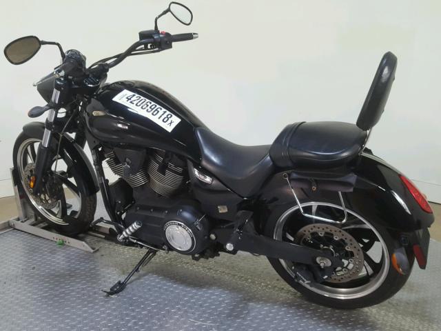 5VPGA36N5C3006848 - 2012 VICTORY MOTORCYCLES VEGAS 8-BA BLACK photo 6