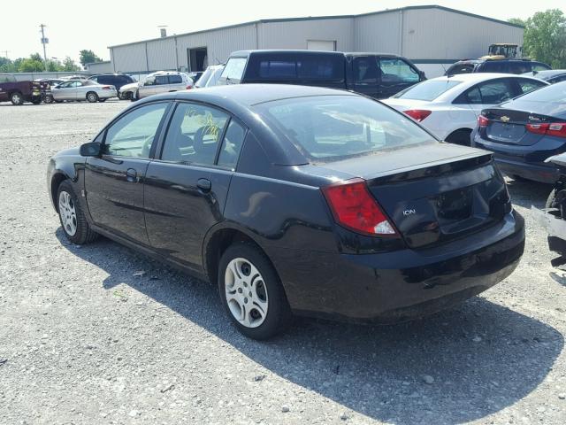 1G8AJ52F54Z172102 - 2004 SATURN ION LEVEL BLACK photo 3