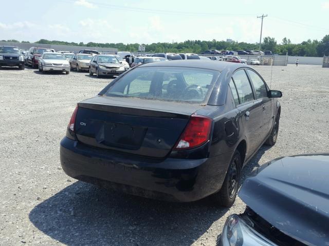1G8AJ52F54Z172102 - 2004 SATURN ION LEVEL BLACK photo 4