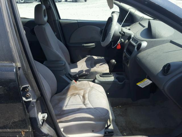 1G8AJ52F54Z172102 - 2004 SATURN ION LEVEL BLACK photo 5