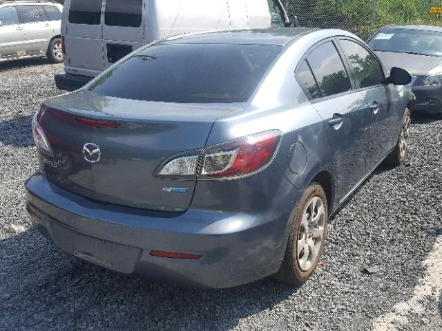 JM1BL1U79D1745679 - 2013 MAZDA 3 I BLUE photo 4