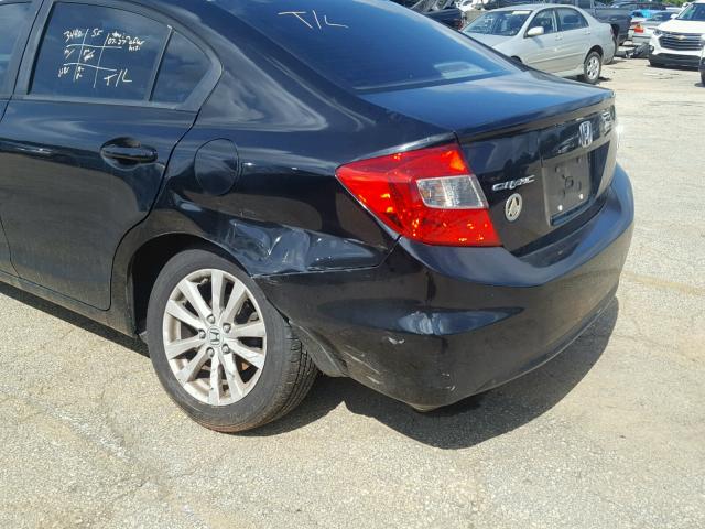 19XFB2F9XCE057842 - 2012 HONDA CIVIC EXL 黑色 照片 9