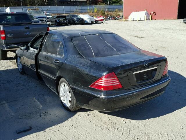 WDBNG83J14A410406 - 2004 MERCEDES-BENZ S 430 4MAT BLACK photo 3