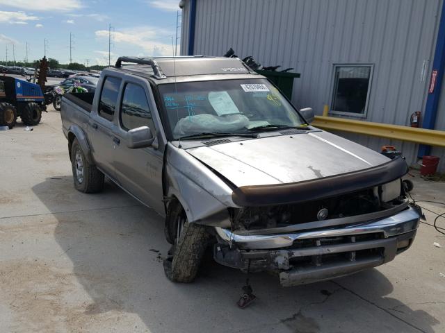 1N6ED27T5YC392583 - 2000 NISSAN FRONTIER C SILVER photo 1