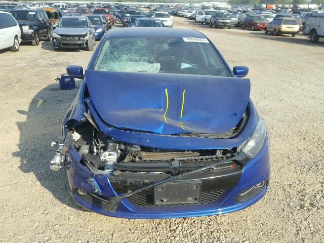 1C3CDFBA4DD316739 - 2013 DODGE DART SXT BLUE photo 9