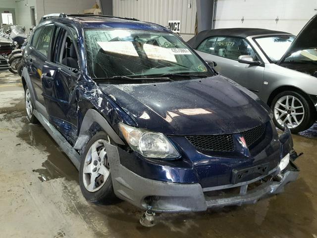 5Y2SL628X4Z401045 - 2004 PONTIAC VIBE BLUE photo 1