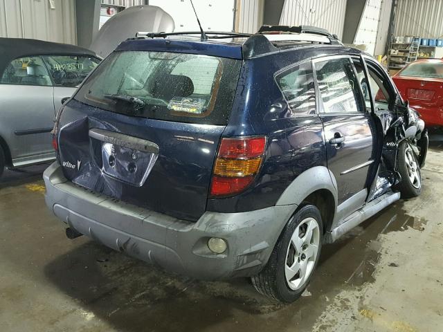 5Y2SL628X4Z401045 - 2004 PONTIAC VIBE BLUE photo 4