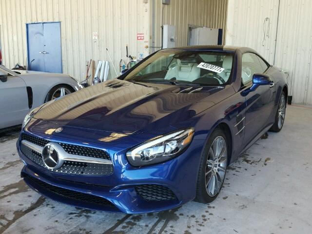 WDDJK7DA4HF043782 - 2017 MERCEDES-BENZ SL BLUE photo 2