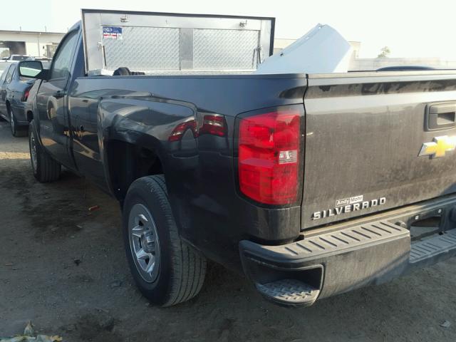 1GCNCPEH1EZ352107 - 2014 CHEVROLET SILVERADO GRAY photo 3