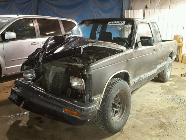 1GTCS19Z3M2549071 - 1991 GMC SONOMA BLACK photo 2